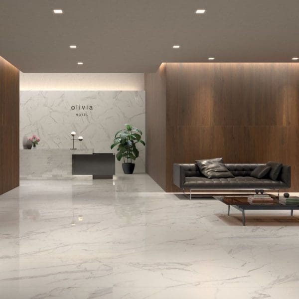 MARCA CORONA Motif Extra 60x60 Calacatta Gold Opaco - immagine 2