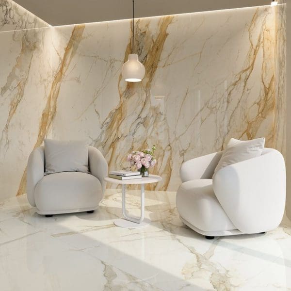 MARCA CORONA Scultorea Calacatta vena antica 60x120 opaco