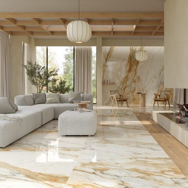 MARCA CORONA Scultorea Calacatta vena antica 60x120 opaco - immagine 2