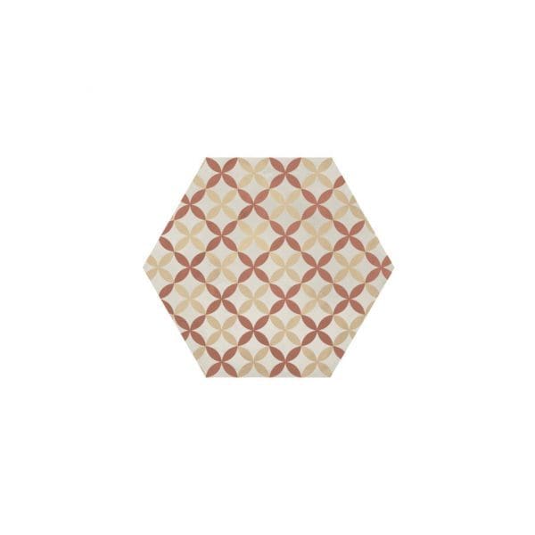 MARCA CORONA Terra.Art 25x21,6 Astro Tramonto/Crema esagona