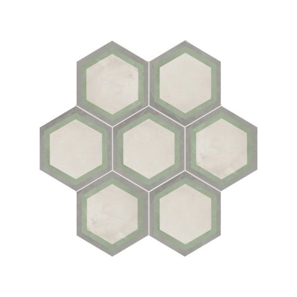 MARCA CORONA Terra.Art 25x21,6 Cornice Sabbia/Menta esagona - immagine 2