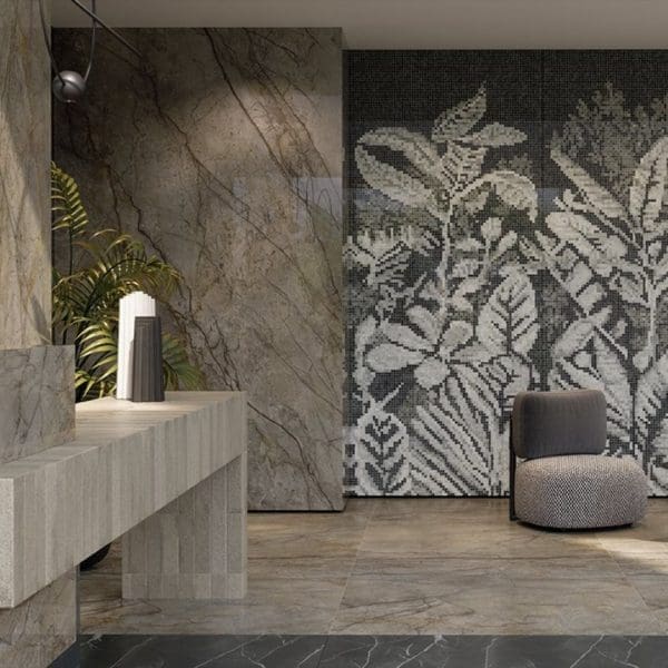 MARCA CORONA Scultorea River Grey 60x120 lucido - immagine 4