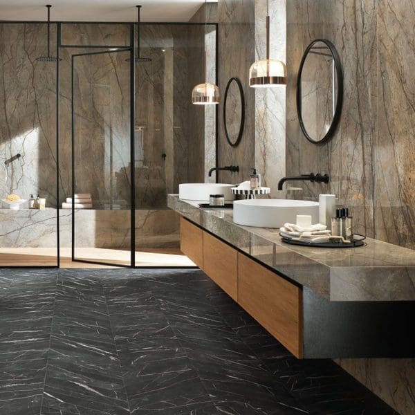 MARCA CORONA Scultorea River Grey 60x120 lucido - immagine 5