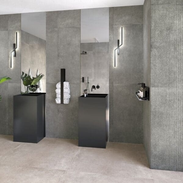 IL CAVALLINO Continental 61x122,2 Dark grey millerighe