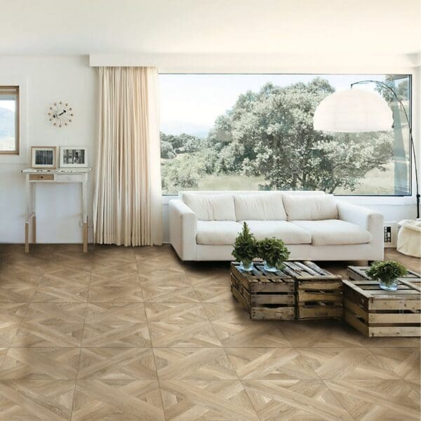 IL CAVALLINO Intarsio 61x61 Miele